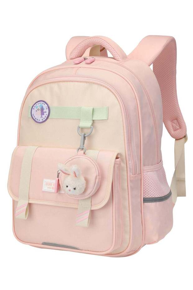 Premium 16.5-inch Light Weight School Backpack Water Resistant Polyester Kid’s Daypack f