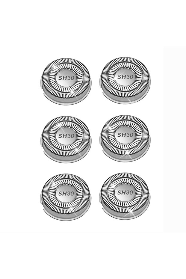 SH30 6pcs SH30 Replacement Heads Blade for Philips Norelco Series 3000 2000 1000 S5370 S5571 S5600 S