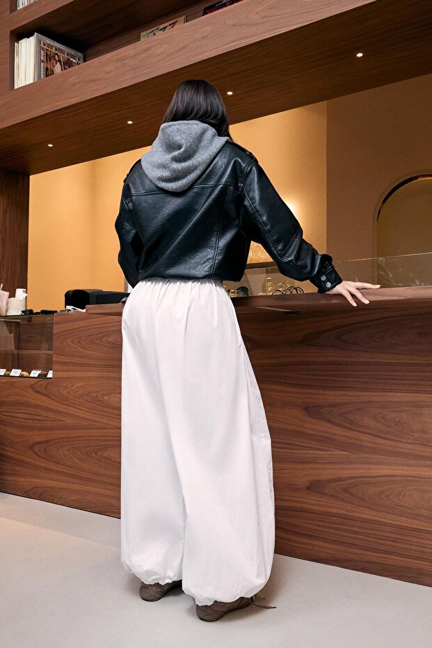 Poplin bloomer pantolon - 2