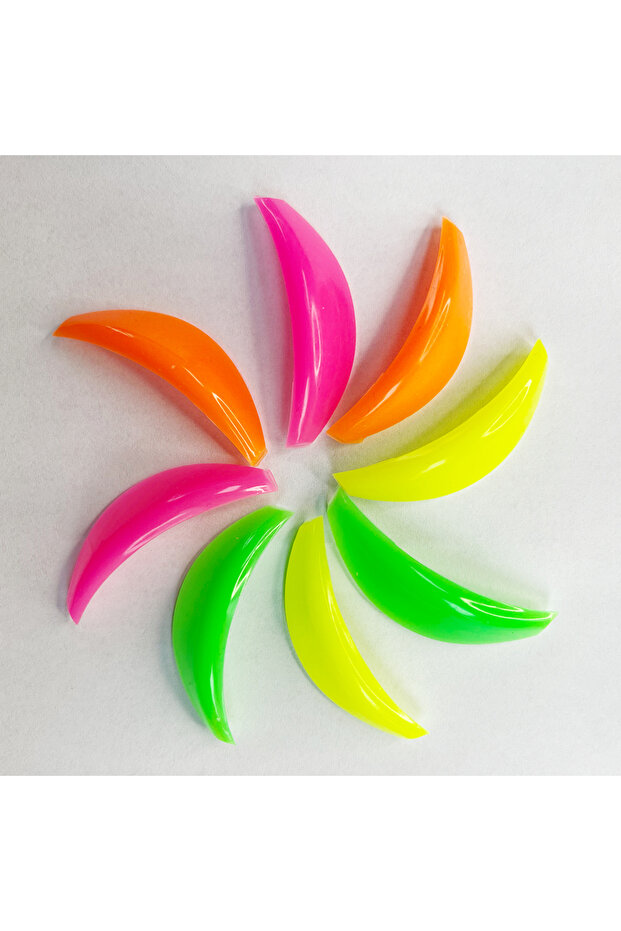 4 Pairs Lomansa 4 Pairs L Curl Silicone Eyelash Perm Pads Sticky Lashes Rods Shield Lifting 3D Eyela