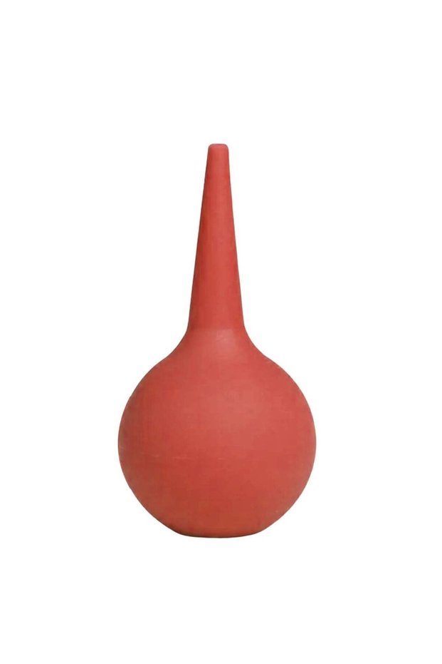 Red Squeeze Bulb Ear Syringe Ball Baby Reusable Nasal Aspirator for Cleaning Cameras Gaps In W...