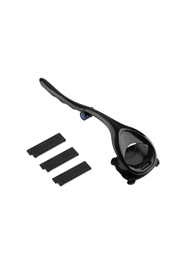 B8 Men's Back Hair Remover Long Handle Foldable Manual Shaver Body Use Cleaning Hair Removal Tool B8