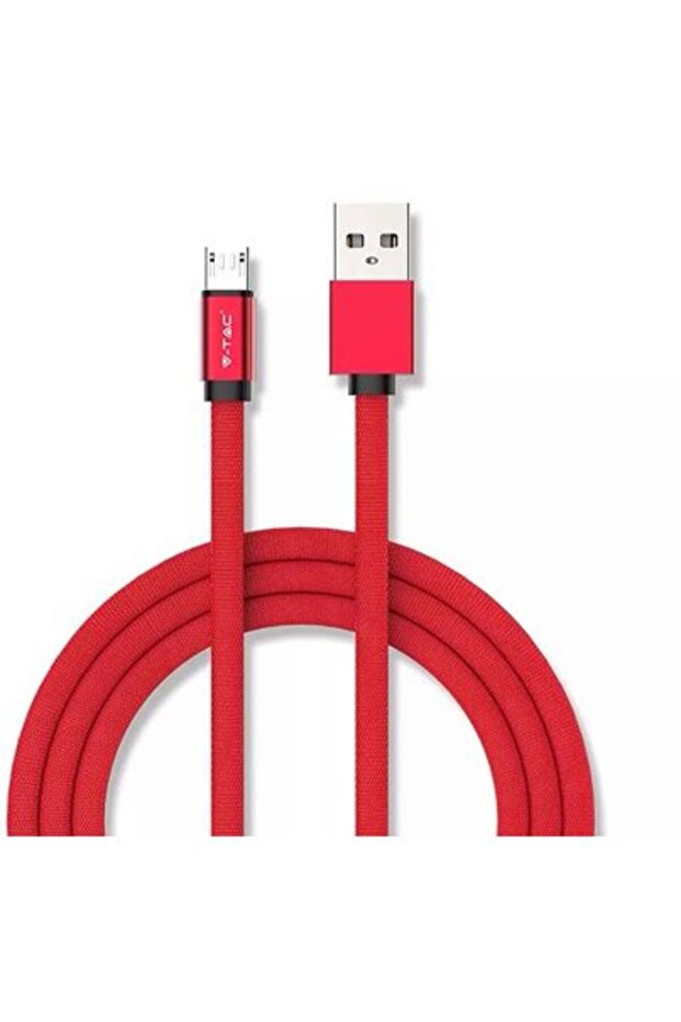 CABLU MICRO USB 1M RUBY EDITION - ROSU - 1