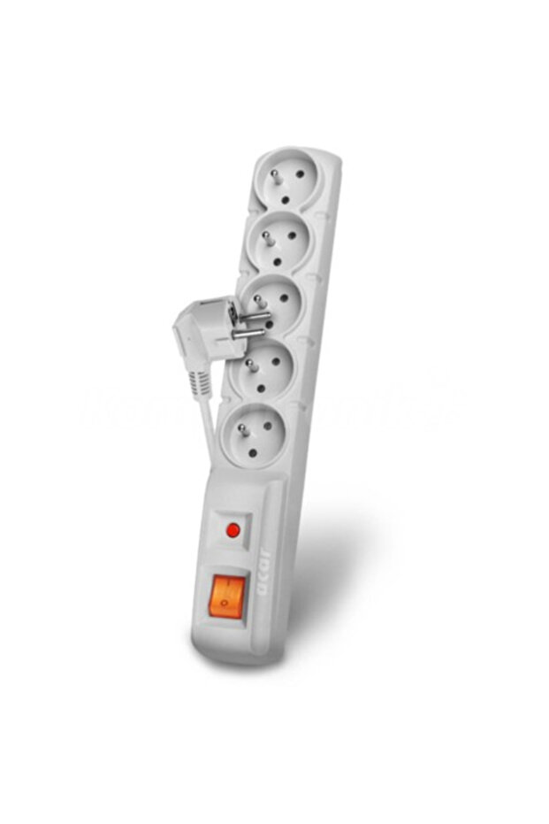 F5 5 sockets 1.5m Grey - 1