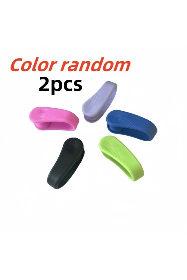 Color random 2pcs Thumb Tiger Mouth Clip Portable Plastic Mini Massager for Finger Tiger Mouth Acupo
