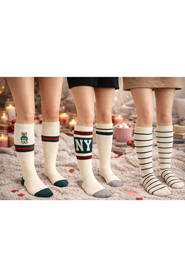 Bear NY 3lü Çorap - 4
