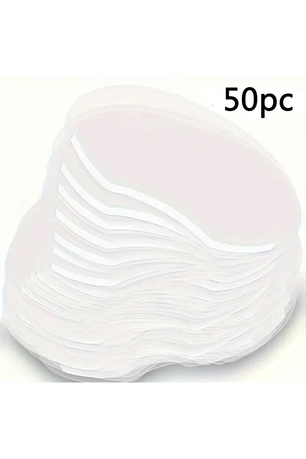 liuhaitape-50pc 100 pcs واقي شفاف للوجه والعينين أثناء الاستحمام، واقي للرموش أثناء الاستحمام، وصلات رموش احترافية