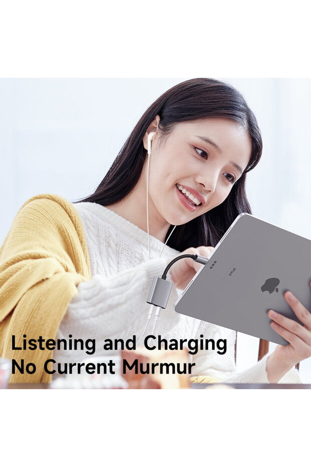 Adaptor Lightning, 2in1, Advanced Digital Audio Decoding Chip, Support Remote Control - (CA-5 - 5