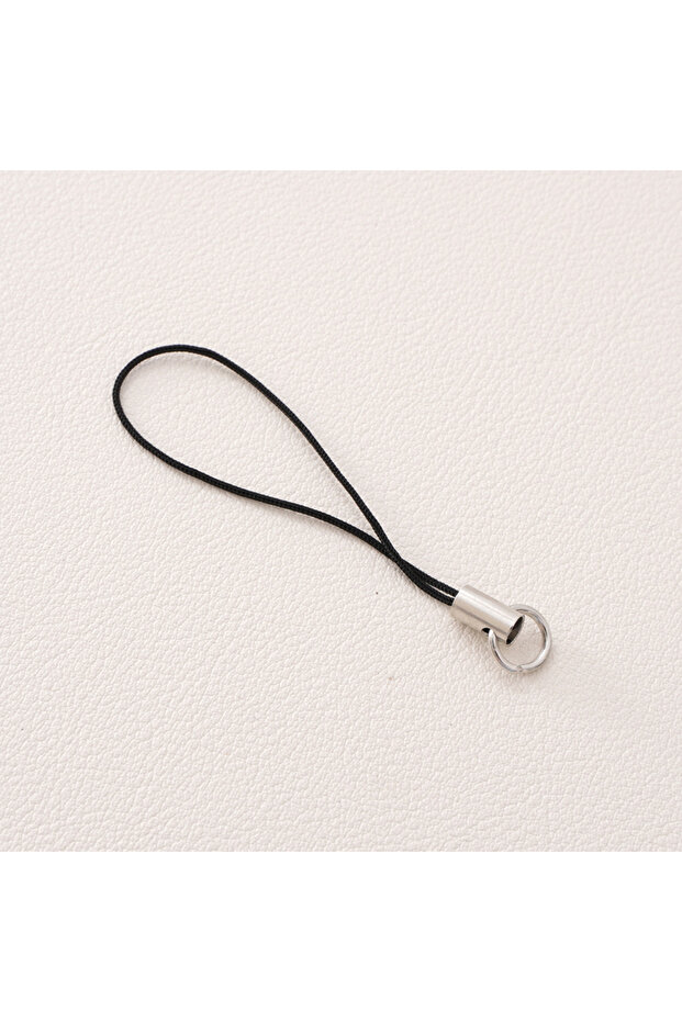 20pcs Black 20Pcs Polyester Thread Cord Mobile Phone Craft Pendant Lanyard DIY Handmade Materials Ke