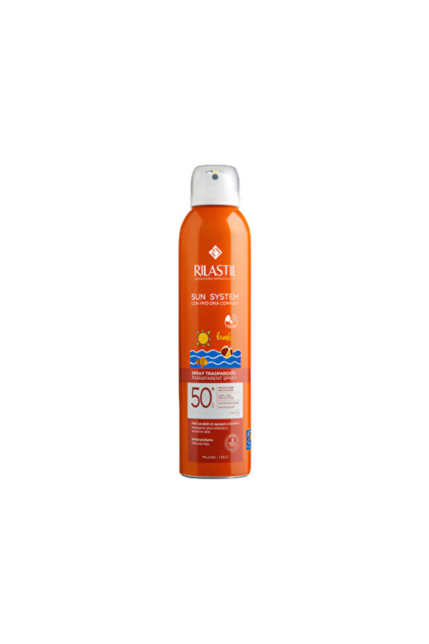 Sun System Baby Water-Resistant Antioxidant Transparent Sunscreen Spray for Sensitive Skin