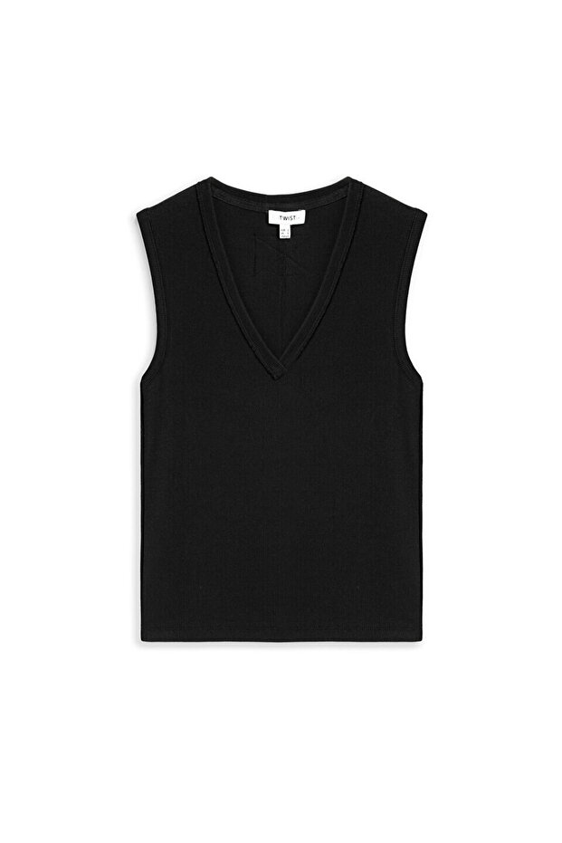 V YAKA BASIC TİŞÖRT - 3