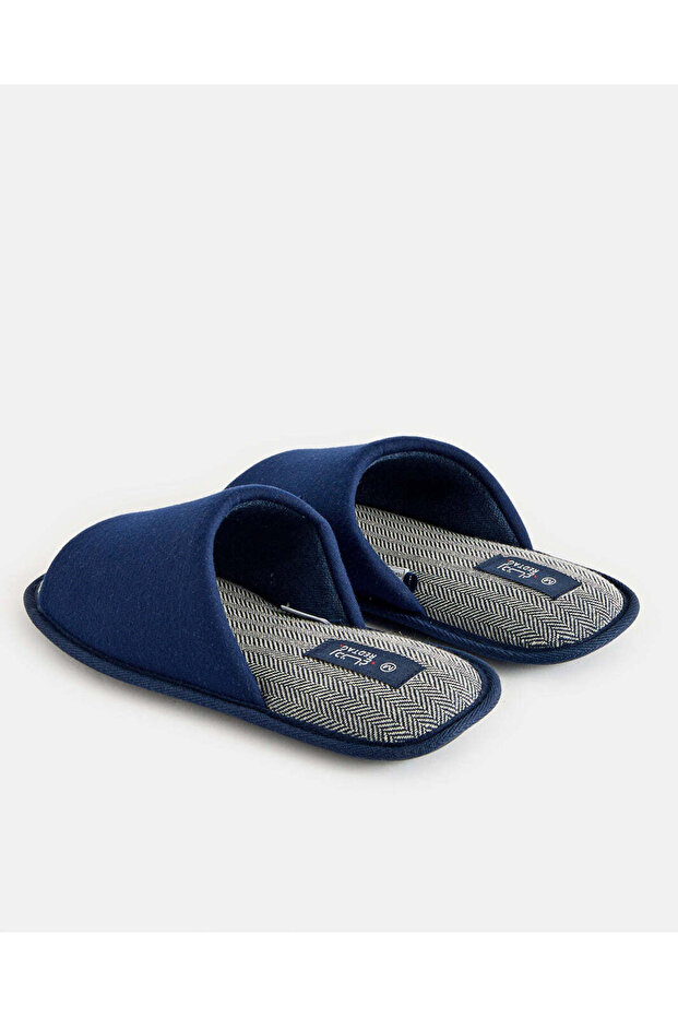 نعال رجالية بلون أزرق داكن - 3