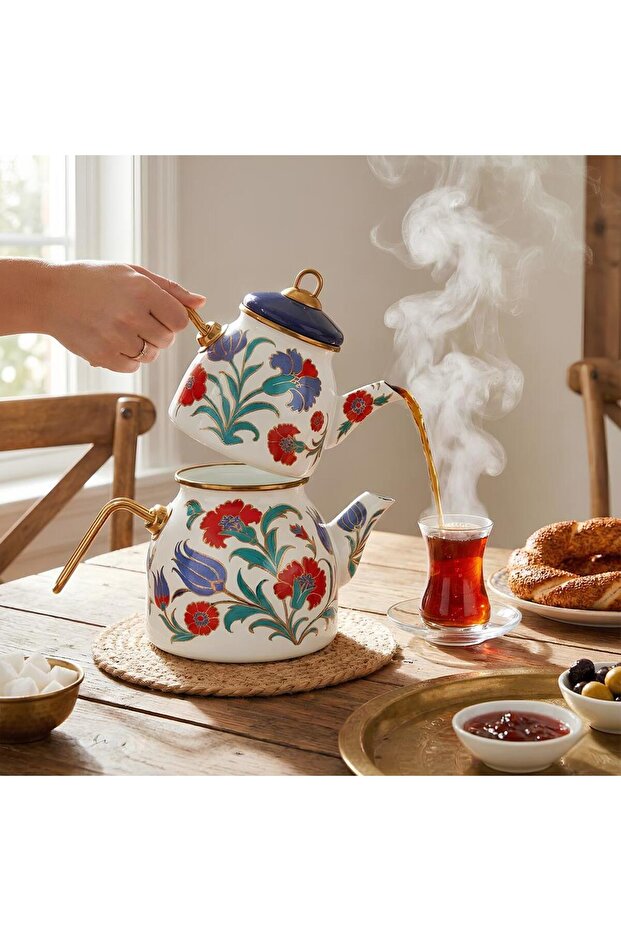 Emaye Çaydanlık - 3