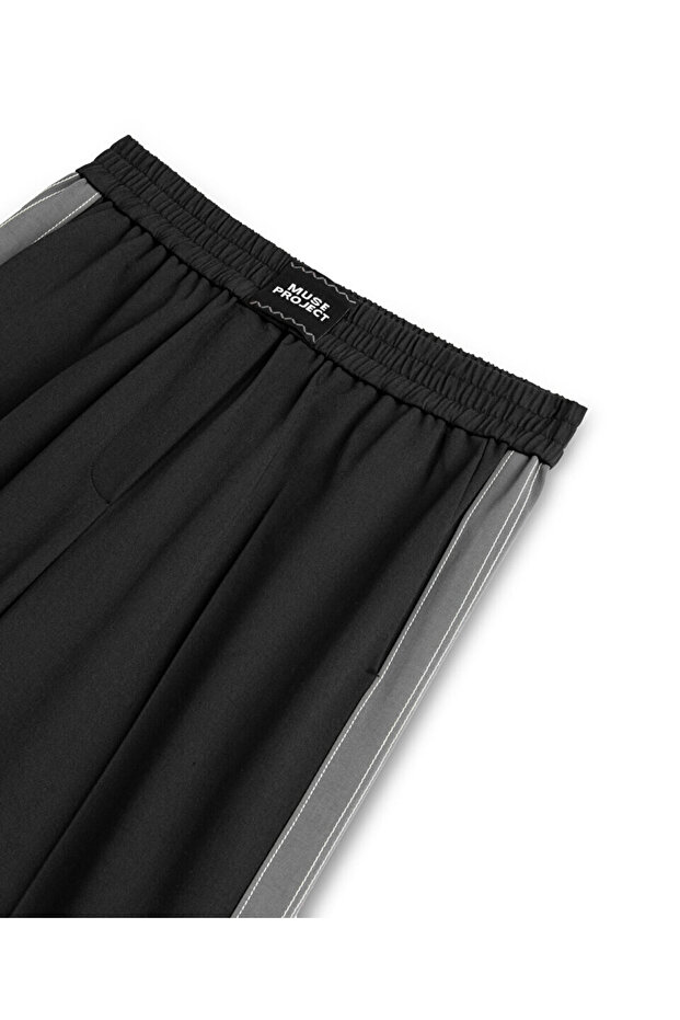 ELASTİK BEL COLORBLOCK PANTOLON - 4