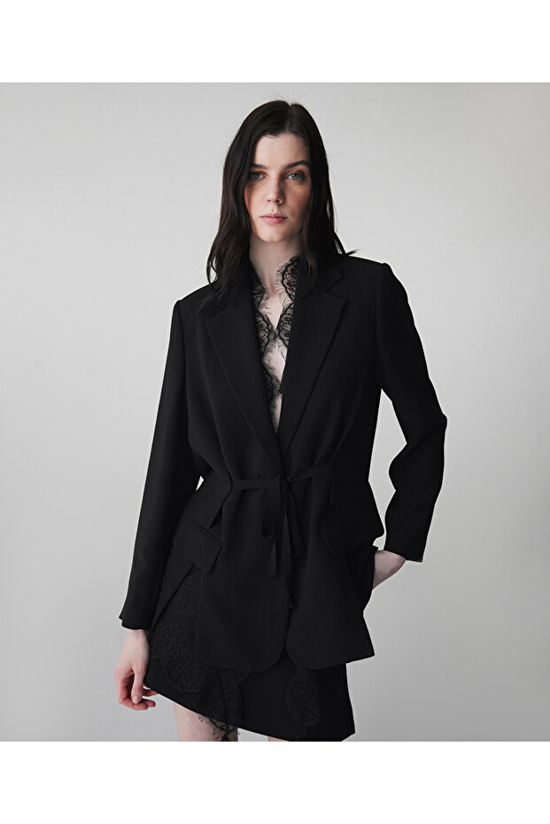 Dantel garnili blazer - 1