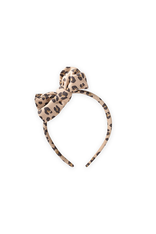 Large Bow Crown Leopard Pattern - 1