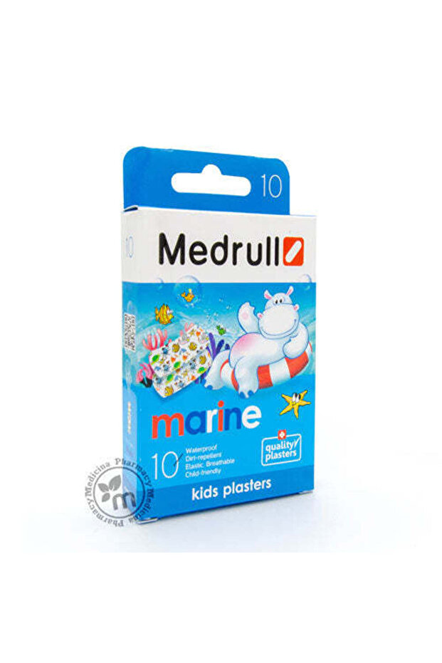 Marine Kids Waterproof Elastic Plasters (19x72mm)