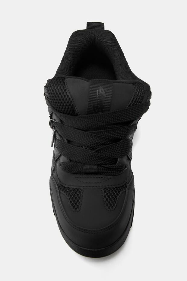 Süslemeli kaykay spor ayakkabısı - 5