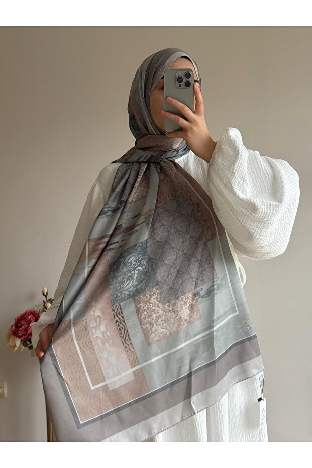 شال بنمط إترو-مينك - 3