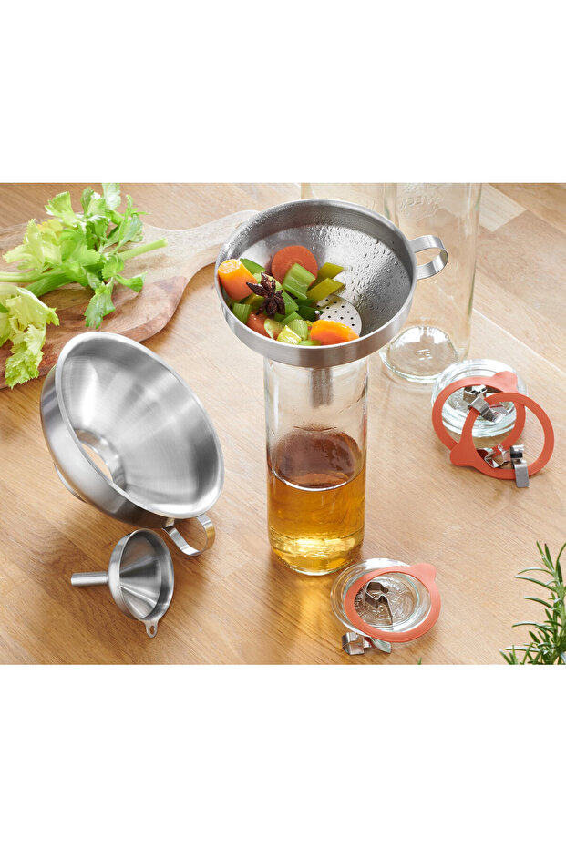 Süzgeçli Huni, Paslanmaz Çelik - 1