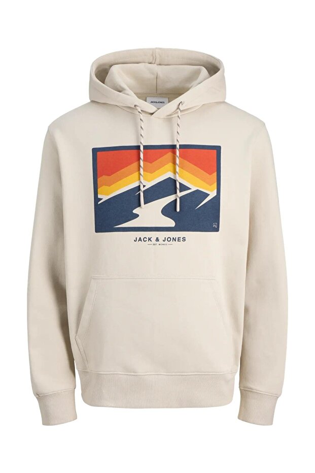 Jack&Jones Jjexplorer Sweat Hood Skı Erkek Sweatshirt 12286984 - 1