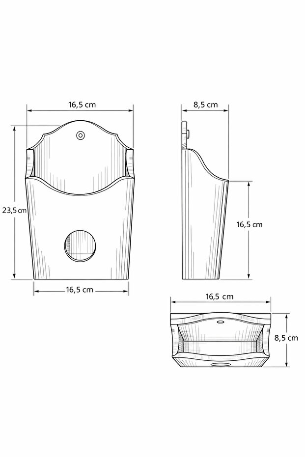 AHŞAP POSTA KUTUSU - 6