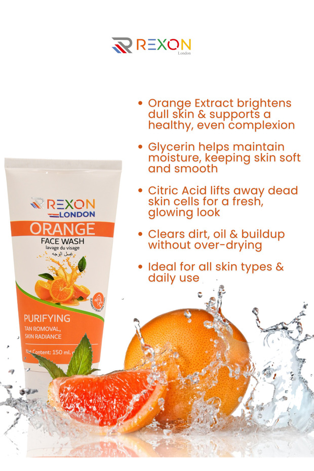 غسول الوجه بالبرتقال - 3