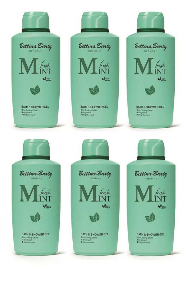 Fresh Mint Bath & Shower Gel - Fresh Mint Bath & Shower Gel 500 ml 6 Pieces