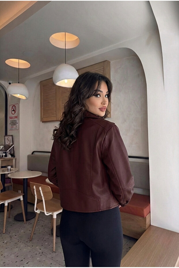 Deri Bomber Deri Ceket - 2