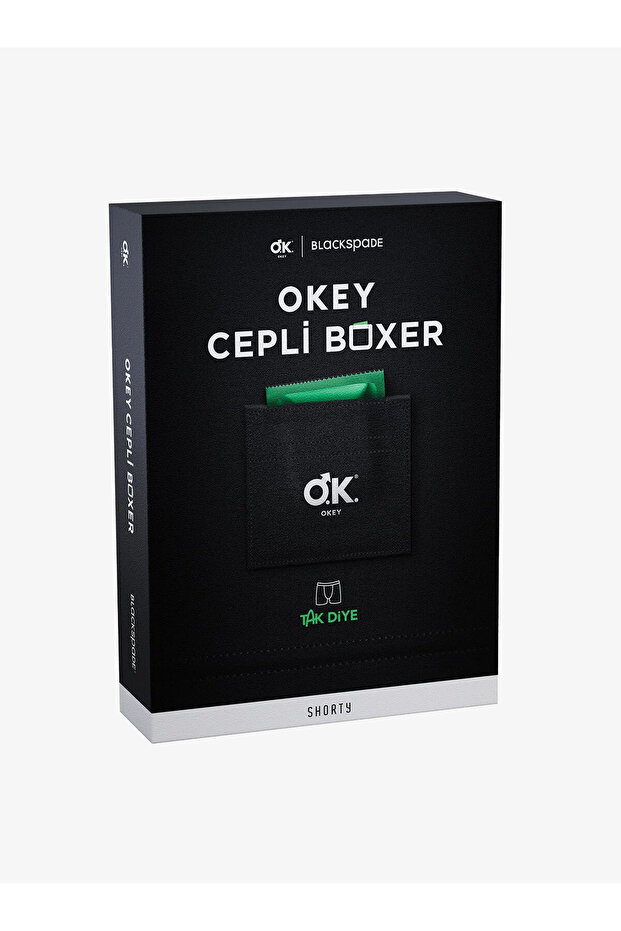 Erkek Boxer 42001 - Siyah - 2