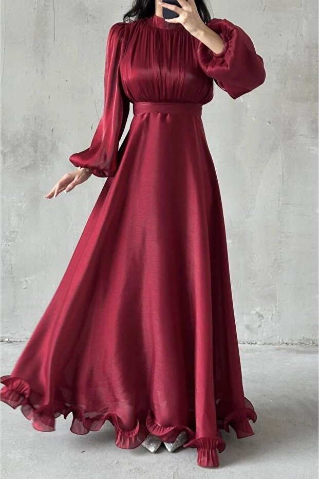 Tasarım maxi boy abiye - 1