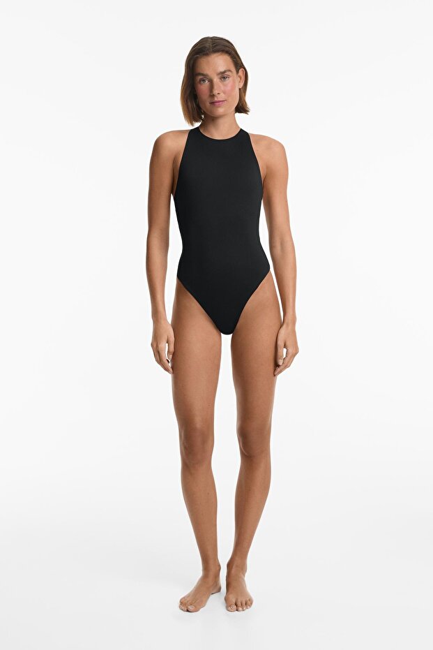 Halter çapraz askılı mayo - 3