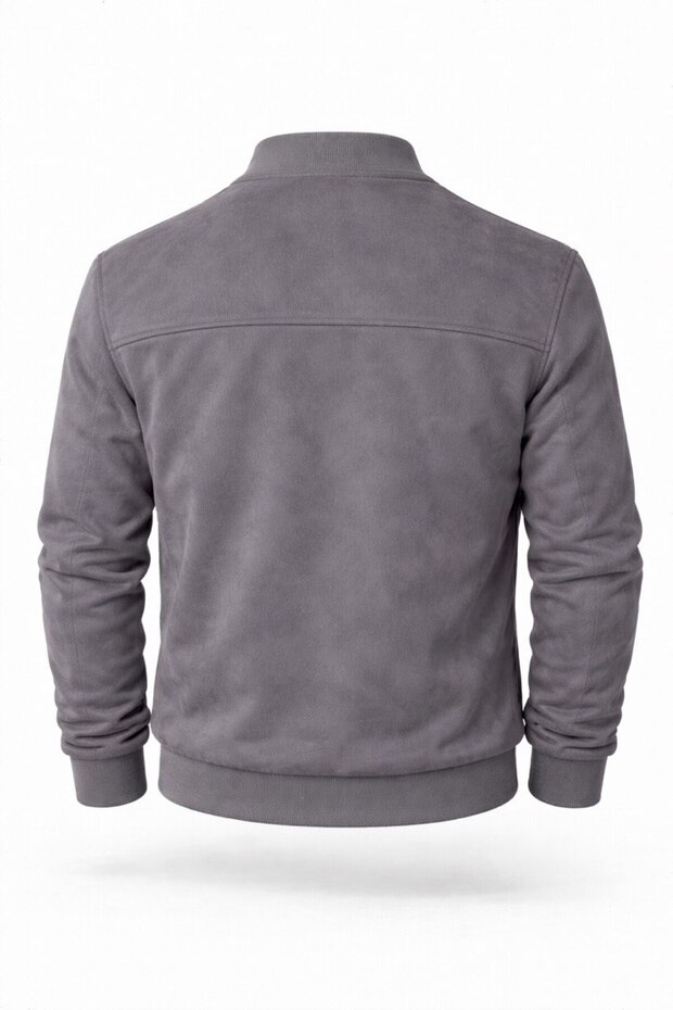 Bomber Kolej Süet Basic Mevsimlik Ceket - 3