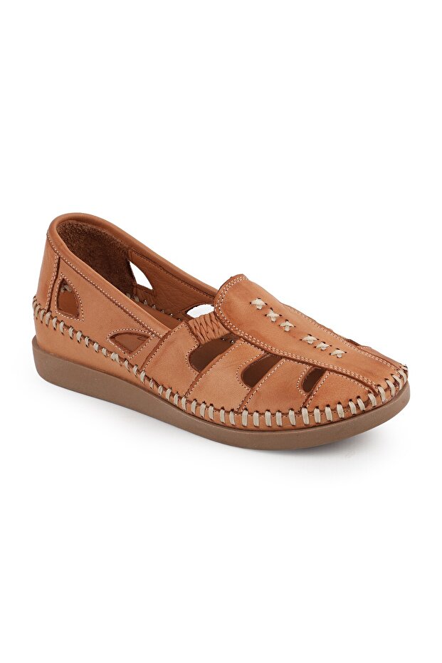 L069.25 Genuine Leather Hand-Stitched Comfortable Fit Women's Sandals Shoes