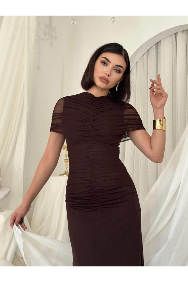 Fıno Midi Elbise - 8