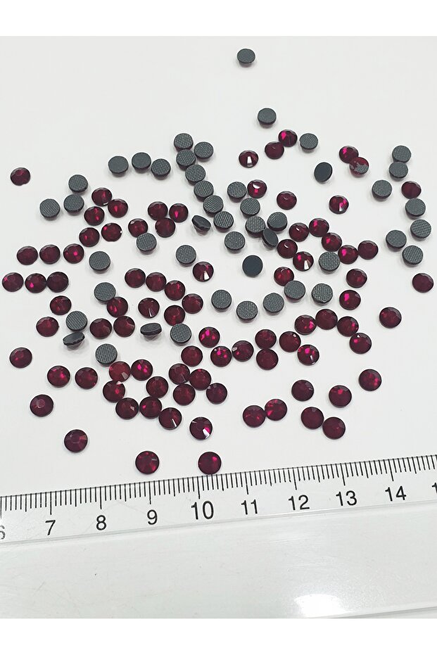 Hotfix Iron-On Stone Ss20 Burgundy (25 Grams - 400 Pieces)