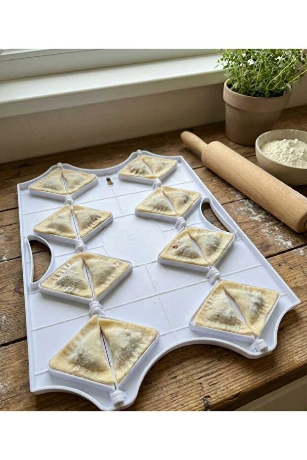 قالب سمبوسه - قطاعه سمبوسه بشكل مثلث سريعه 8 فراغات - 2