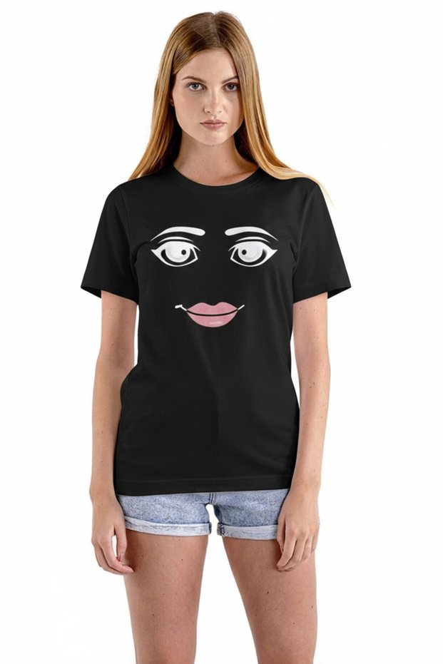 Wowen face printed premium regular t-shirt