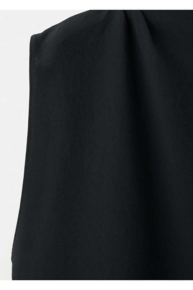 Asimetrik yaka bluz - 7