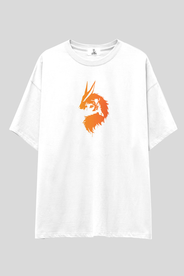 Naruto Anime Oversize T-Shirt | Unisex 100% Cotton Black & White Printed Custom Design Tee