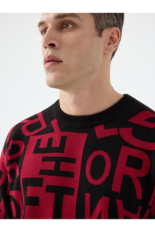 Oversize Erkek Kazak - 4