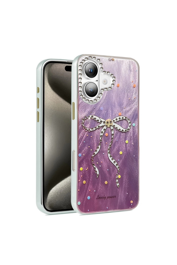 iPhone 16 Plus Case Blade Mirrored Pattern Cover - Pattern 1 - 1