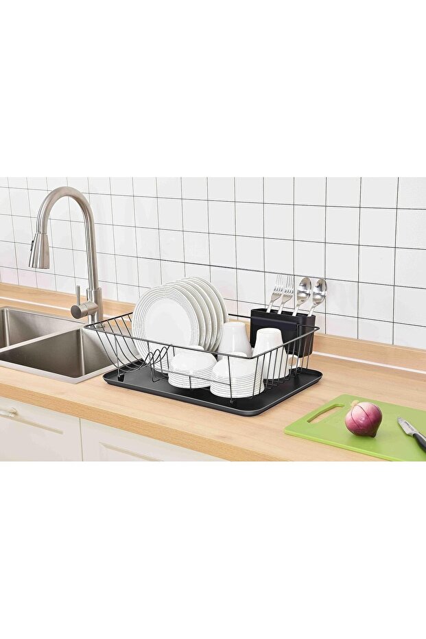 رف أطباق ذو طبقة واحدة بتصميم مموج - 3