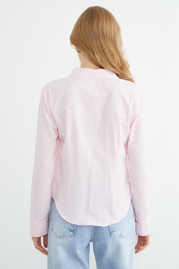 Basic Pensli Slim Fit Gömlek - 8