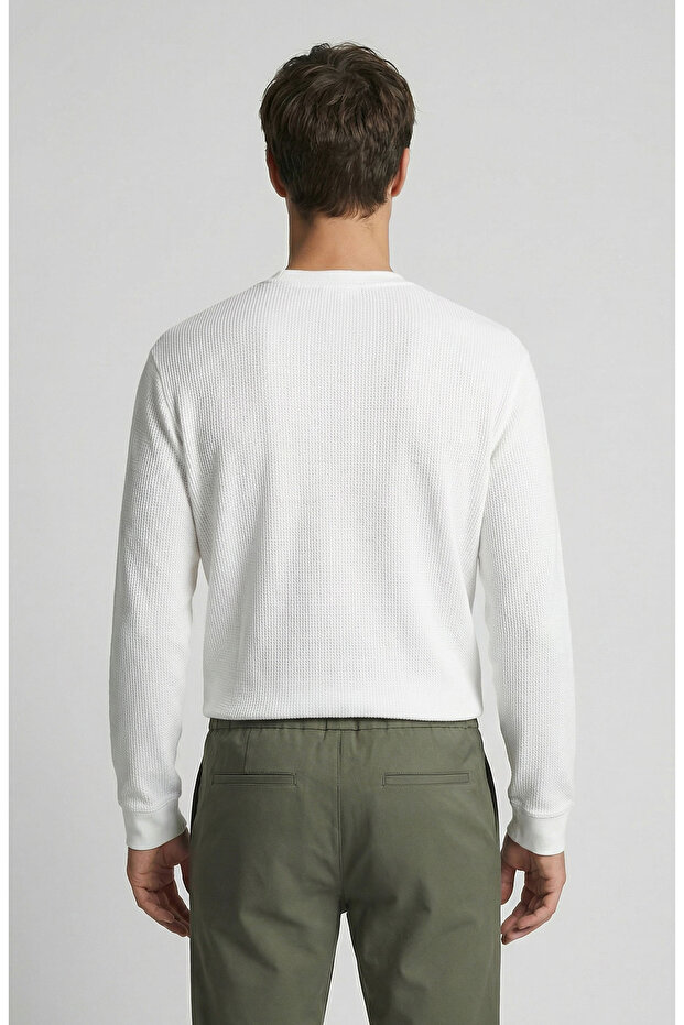 Beyaz N-Tech Merserize Sweatshirt - 3