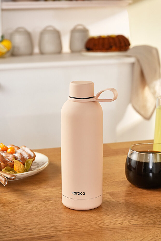 Aly Soft Touch Steel Leak-Proof Thermos 500 ml Salmon