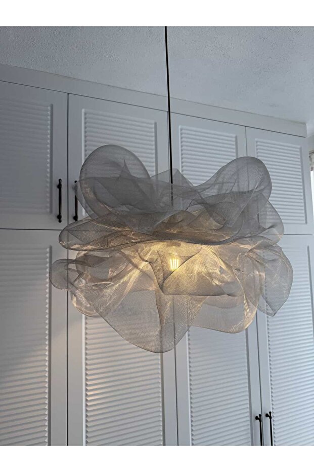 Aura Modern Tel Sarkıt Avize 60 cm - 1