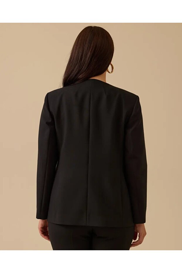 Plus Size Buckle Jacket - 3