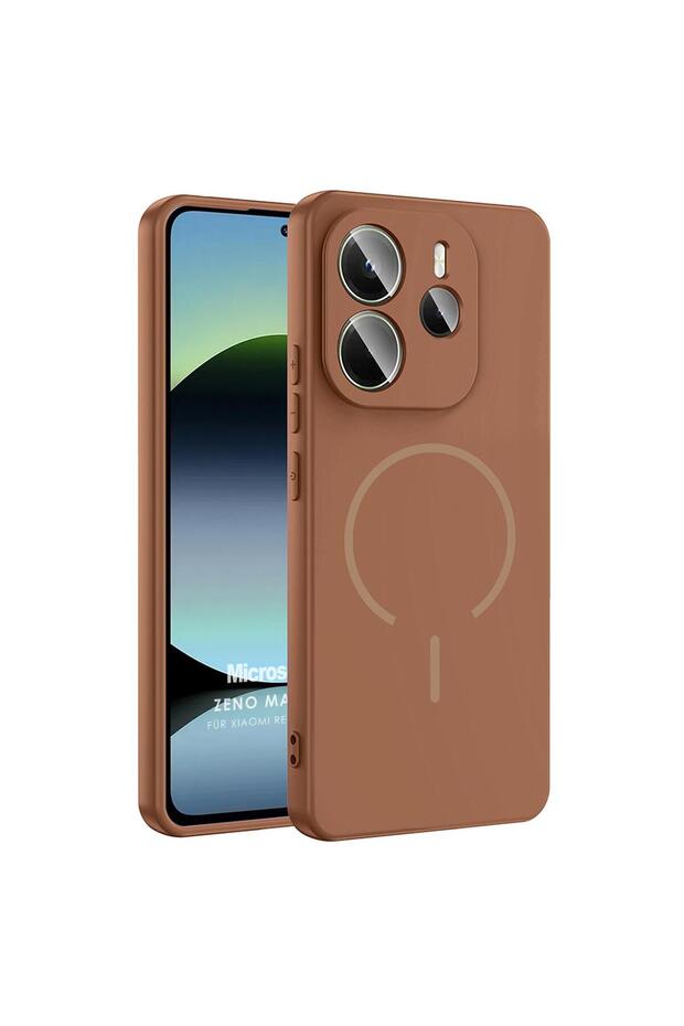 Redmi Note 14 4g Case Zeno Magsafe Brown