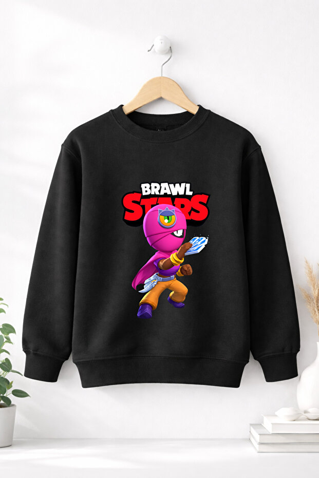 سويت شيرت من سلسلة Brawl Serisi Tara (3 خيوط، 100% قطن)
